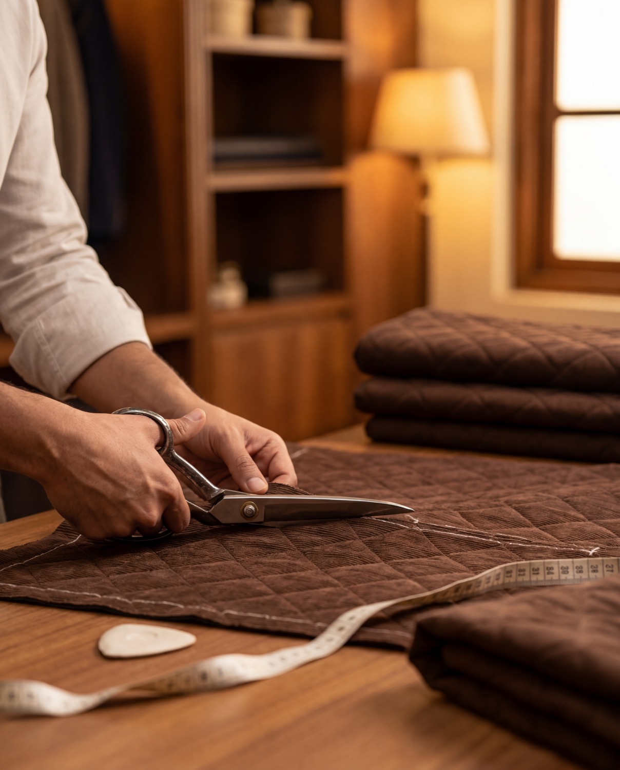 Hand stitching a Bera Jacket